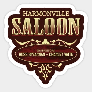 Harmonville Saloon Sticker